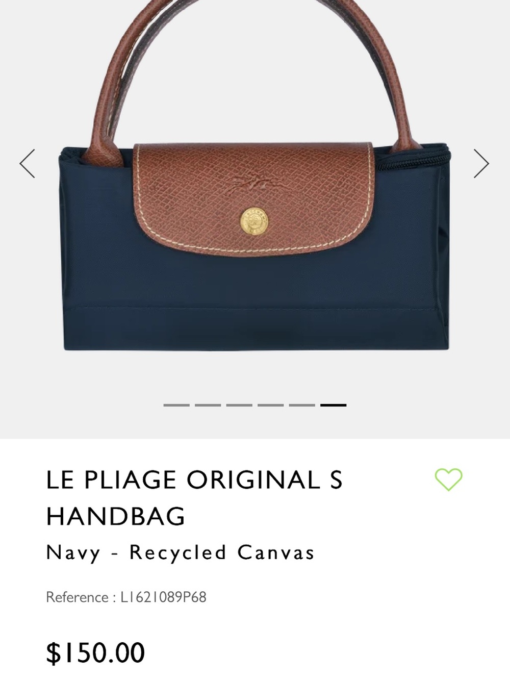 Longchamp‼️Navy Women’s Tote Bag with Gold Accent